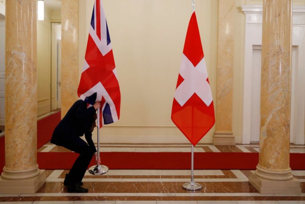 BRITAIN-SWITZERLAND-POLITICS-TRADE-DIPLOMACY