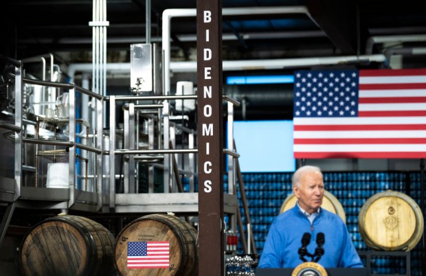 President Biden Speaks On His Bidenomics Economic Plan In Superior, Wisconsin