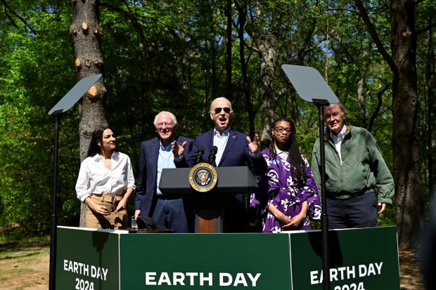 US President Joe Biden delivers remarks to commemorate Earth Day