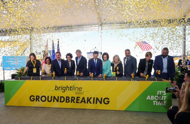 Las Vegas Breaks Ground On New Brightline West High-Speed Rail Project