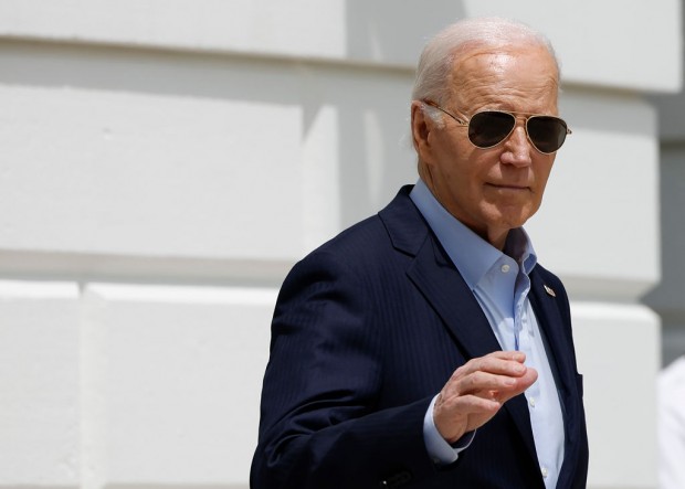 President Biden Departs The White House For Campaign Event In Delaware