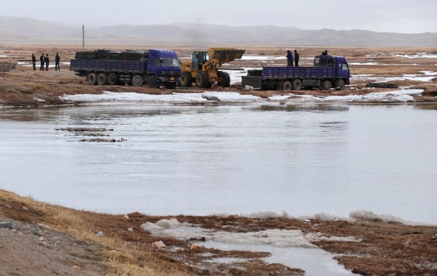 CHINA-ENVIRONMENT-CLIMATE-RIVERS