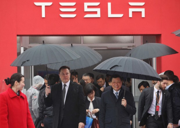 CHINA-US-AUTO-TESLA-TRADE