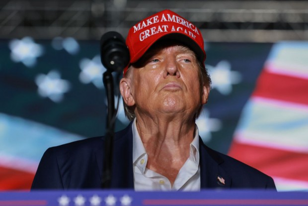 Former President Donald Trump Holds A Campaign Rally In Doral, Florida