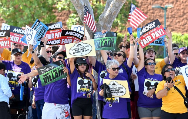 Disneyland Workers Vote to Authorize A Strike To Protest Wages and Benefits