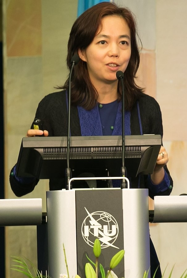 Fei-Fei Li speaking at AI for Good 2017