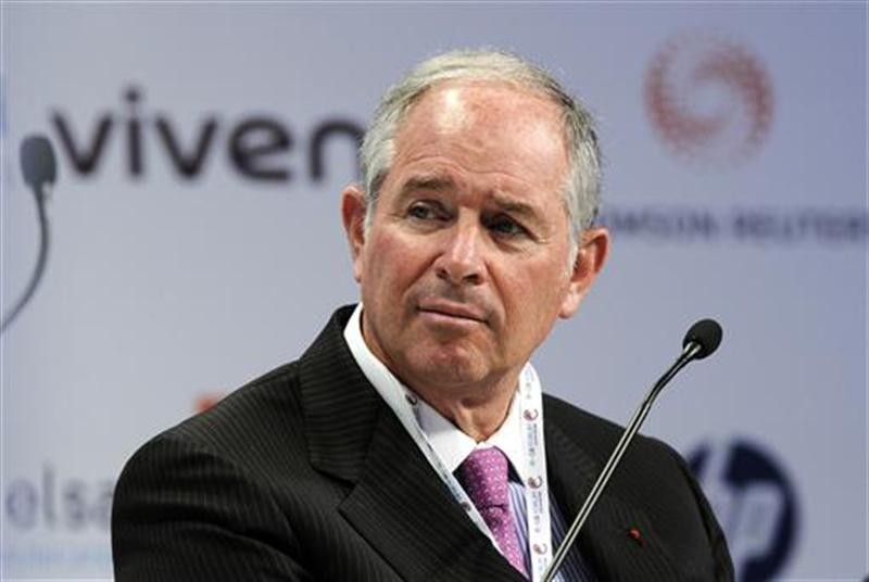 Blackstone Group co-founder Stephen A. Schwarzman attends the eG8 forum in Paris May 25, 2011. REUTERS/Gonzalo Fuentes