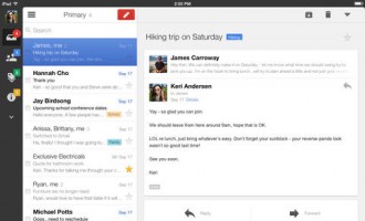 Gmail App on iPad