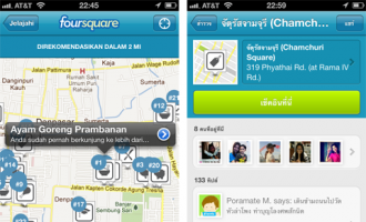 Foursquare app