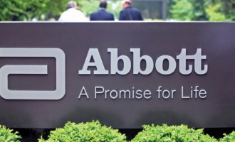 Abbott Laboratories Logo at their headquarters