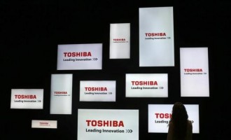 Display of Japan's Toshiba