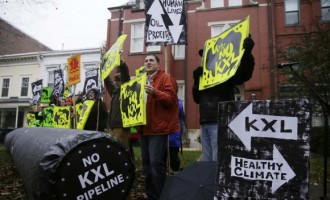 Protest against the Keystone XL pipeline