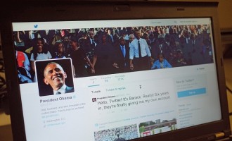 US President Barack Obama's Twitter page
