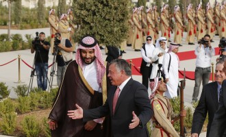 Deputy Crown Prince Mohammed bin Salman Of Saudi Arabia Visits Jordan