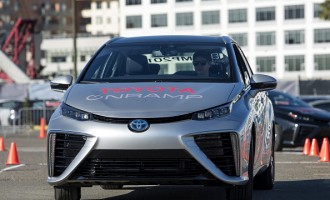 Test Drive Of The Toyota Motor Corp. Back To The Future Mirai Vehicle