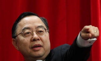 Ronnie Chan, chairman of the Hang Lung Group Ltd., gestures