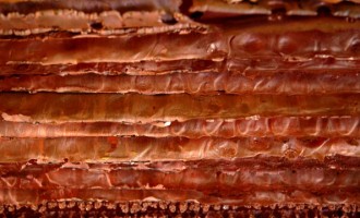 Stacks of copper await shipment at the Anglo American PLC Lo