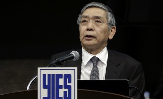 Bank of Japan Governor Haruhiko Kuroda Speaks At The Yomiuri International Economic Society