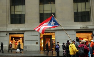Activists Demonstrate Against Cutbacks And Austerity Measures In Puerto Rico