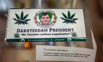 OAKLAND, CA - October 30: Edible marijuana candy bars 