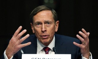 Retired Army Gen. David Petraeus Testifies To Senate Hearing On U.S. Mideast Policy