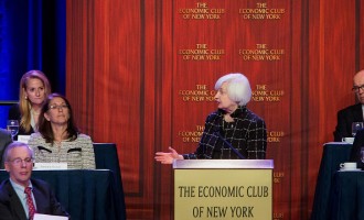 Federal Reserve Chair Janet Yellen Speaks To The Economic Club Of New York