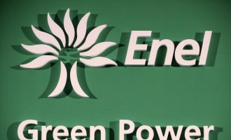The Logo of Enel Green Power is pictured