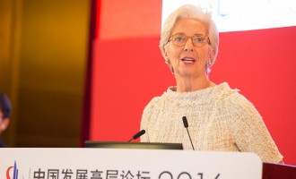 Christine Lagarde Speaks At The China Development Forum