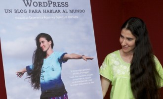 Yoani Sanchez Presents 'Wordpress. Un Blog Para Hablar al Mundo' in Madrid